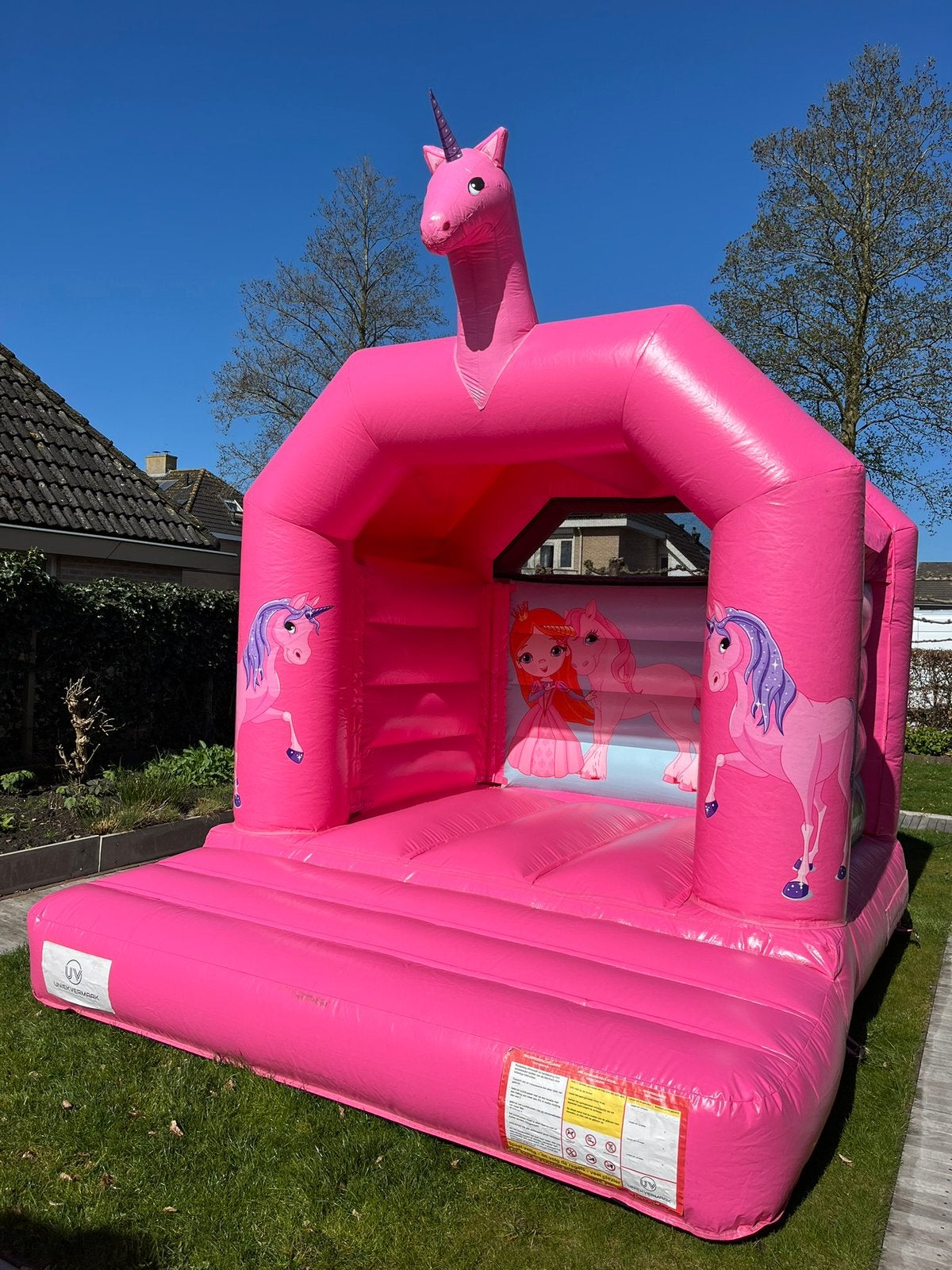 Unicorn springkussen te huur. Unicorn kinderfeestje, Hobby en Vrije tijd, Feestartikelen | Verhuur, Ophalen, Zo goed als nieuw
