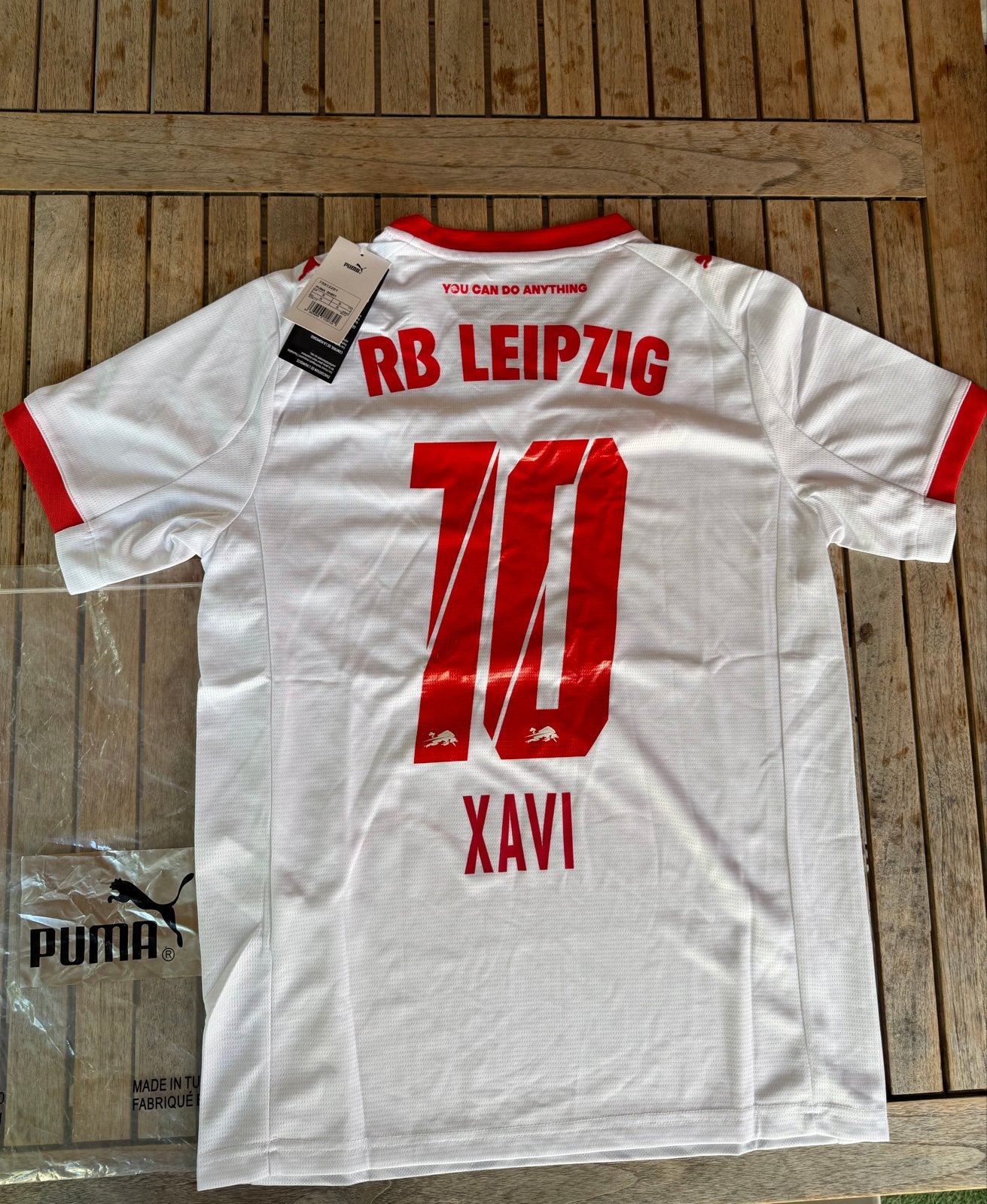 RB Leipzig Thuisshirt Xavi Simons #10 - Maat S, Sport en Fitness, Maat S, Ophalen of Verzenden, Nieuw, Shirt