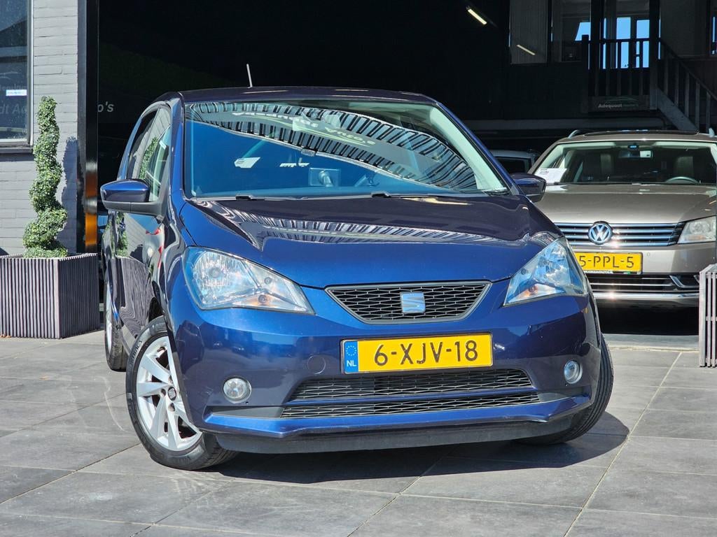 Seat Mii 1.0 Sport Dynamic|2e eig|NAP|Stoelvw|Navi|Airco|AUX, Auto's, Voorwielaandrijving, Euro 5, Stof, Gebruikt