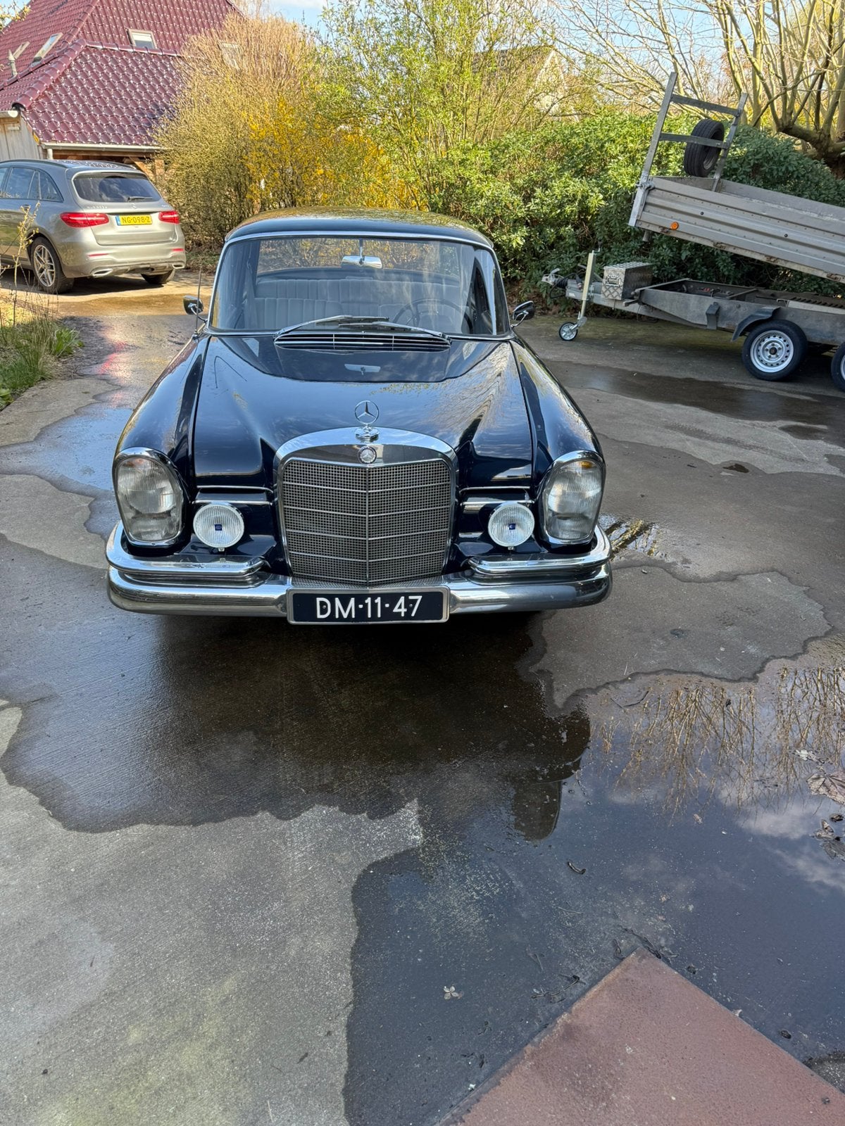Mercedes-Benz S-Klasse 2.2 220 SE 1963 Blauw, Auto's, Blauw, Handgeschakeld, Particulier, Sedan
