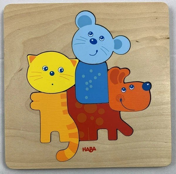 Haba puzzel huisdieren Jako-o houten puzzel 6 delig, Coolsingel 104, 3011 AG Rotterdam, Netherlands, Verzenden, Overige typen
