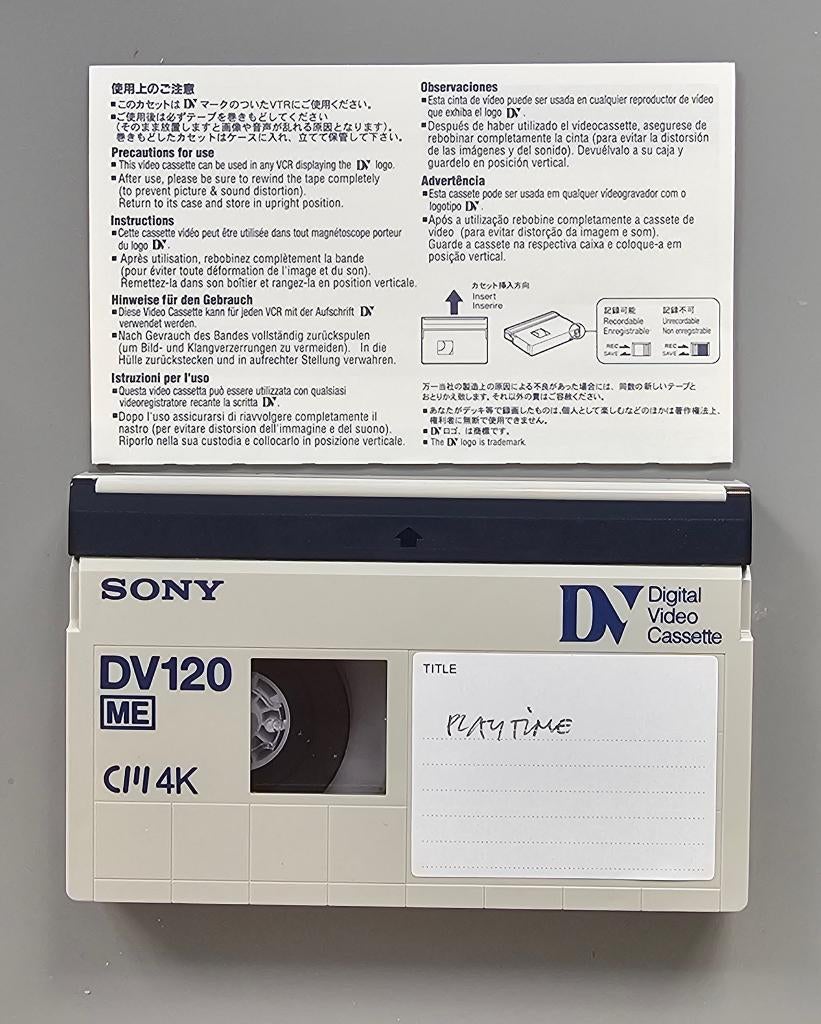 Digital Video Cassette DV, Audio, Tv en Foto, Videospelers, Ophalen of Verzenden, Zo goed als nieuw, Overige typen