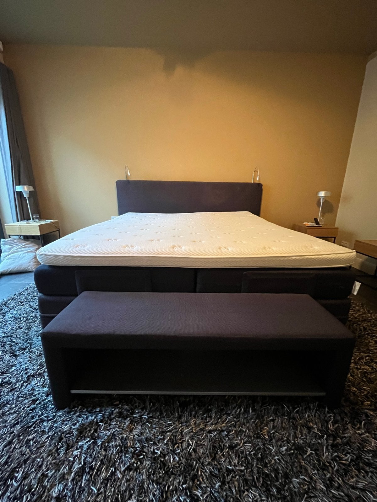 Boxspring Swiss Sense elektrisch verstelbaar 220x200 cm, Huis en Inrichting, Slaapkamer | Bedden, Gebruikt, Tweepersoons, Overige maten