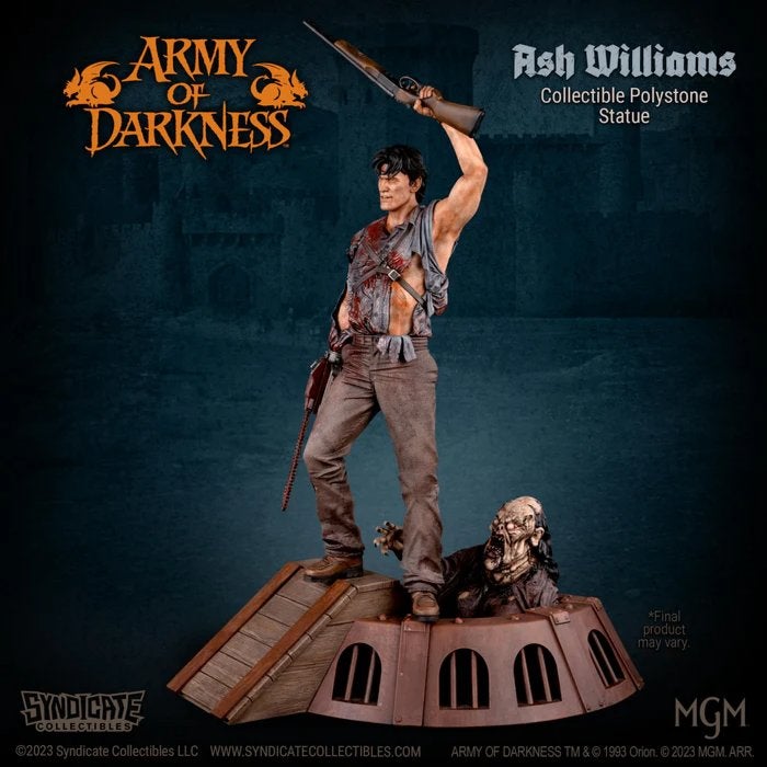 Syndicate Collectibles Army Darkness Ash 1/10 Scale Statue, Heo, Nieuw, Ophalen of Verzenden, Heo