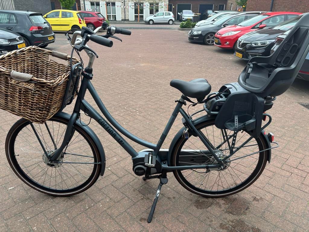 Elektrische Cortina dames/mamma fiets, Ophalen, Zo goed als nieuw, Overige merken, Versnellingen