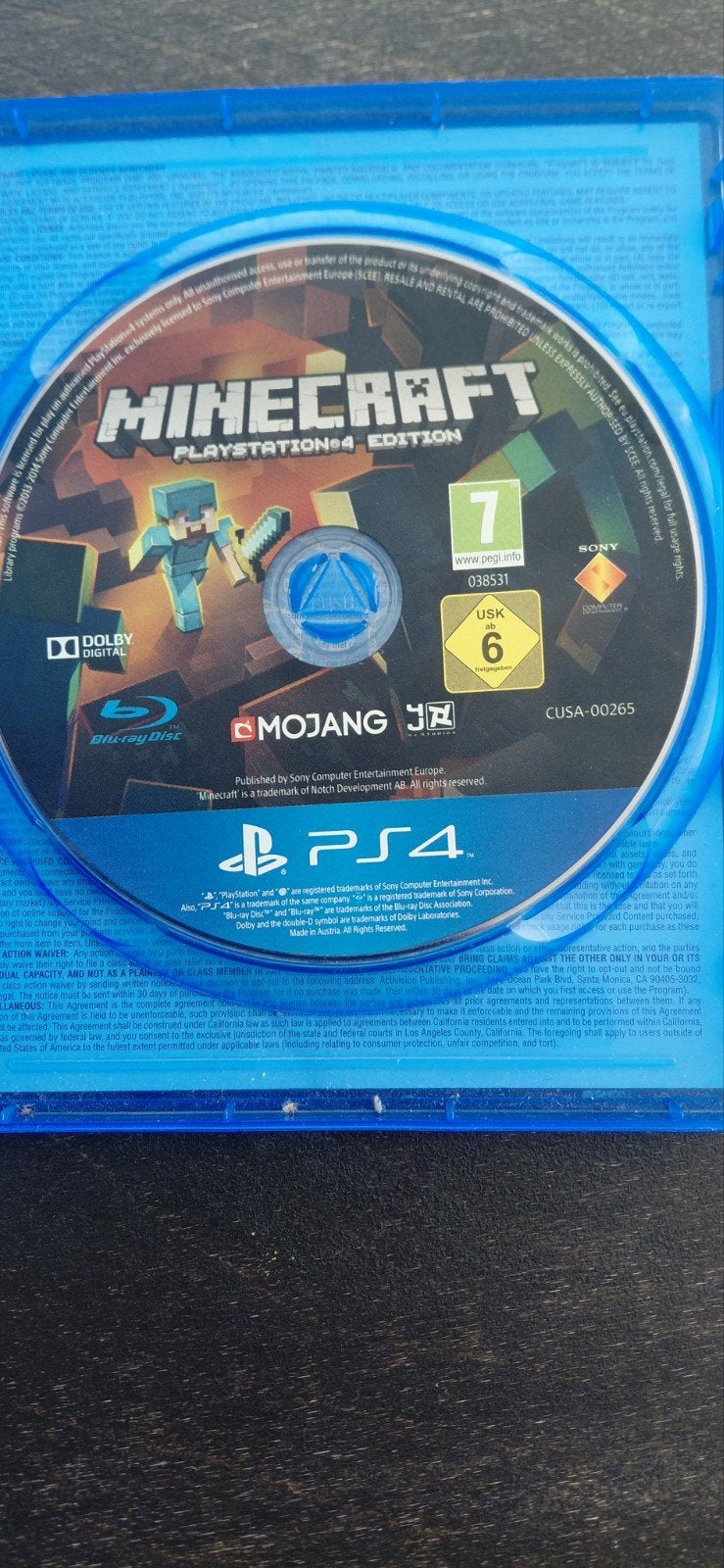 Minecraft PlayStation 4 Edition - PS4 Game, Gebruikt, Overige genres, Ophalen of Verzenden, 3 spelers of meer