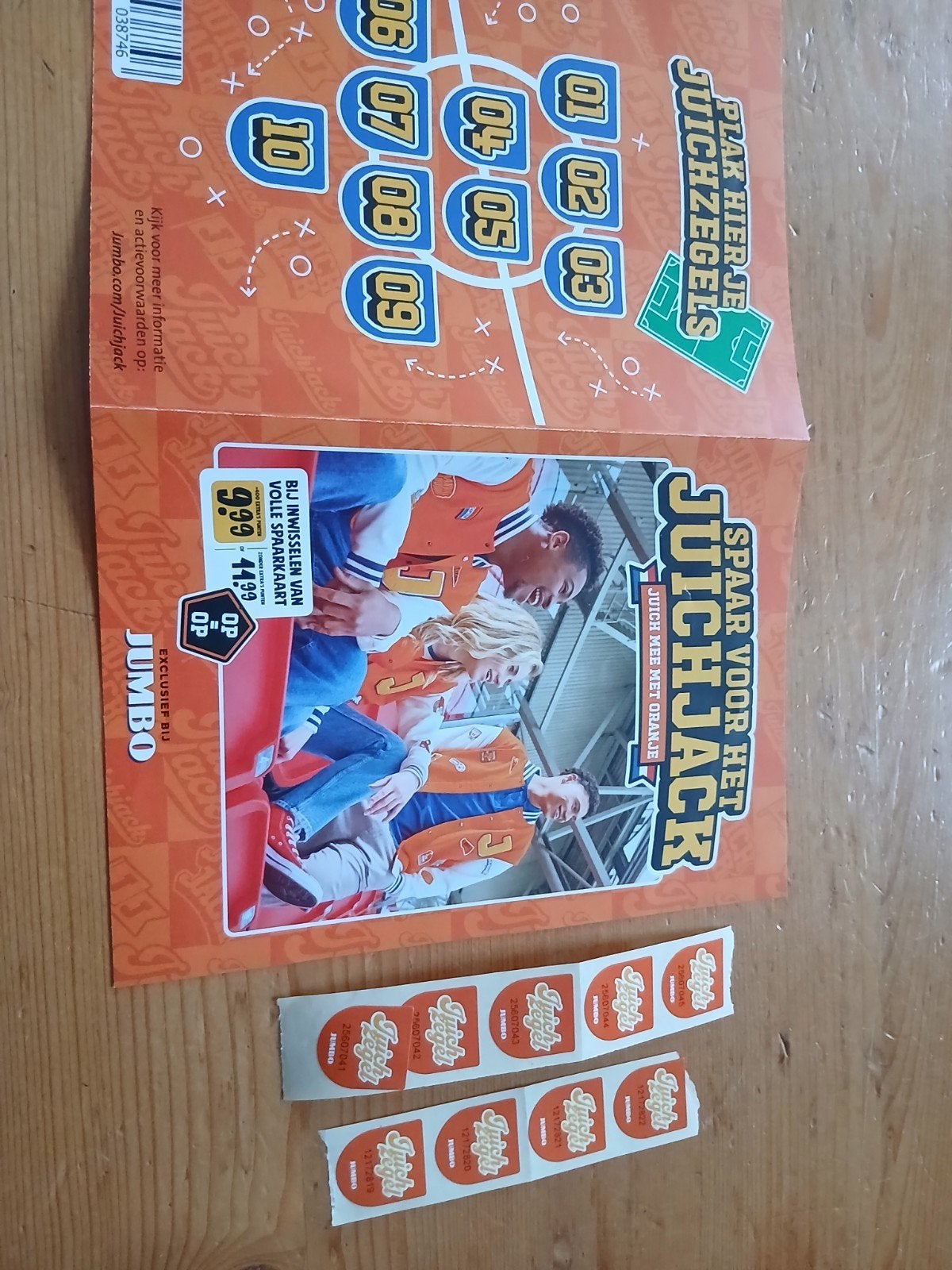 10 zegels juichjack jumbo, Jumbo, Ophalen of Verzenden
