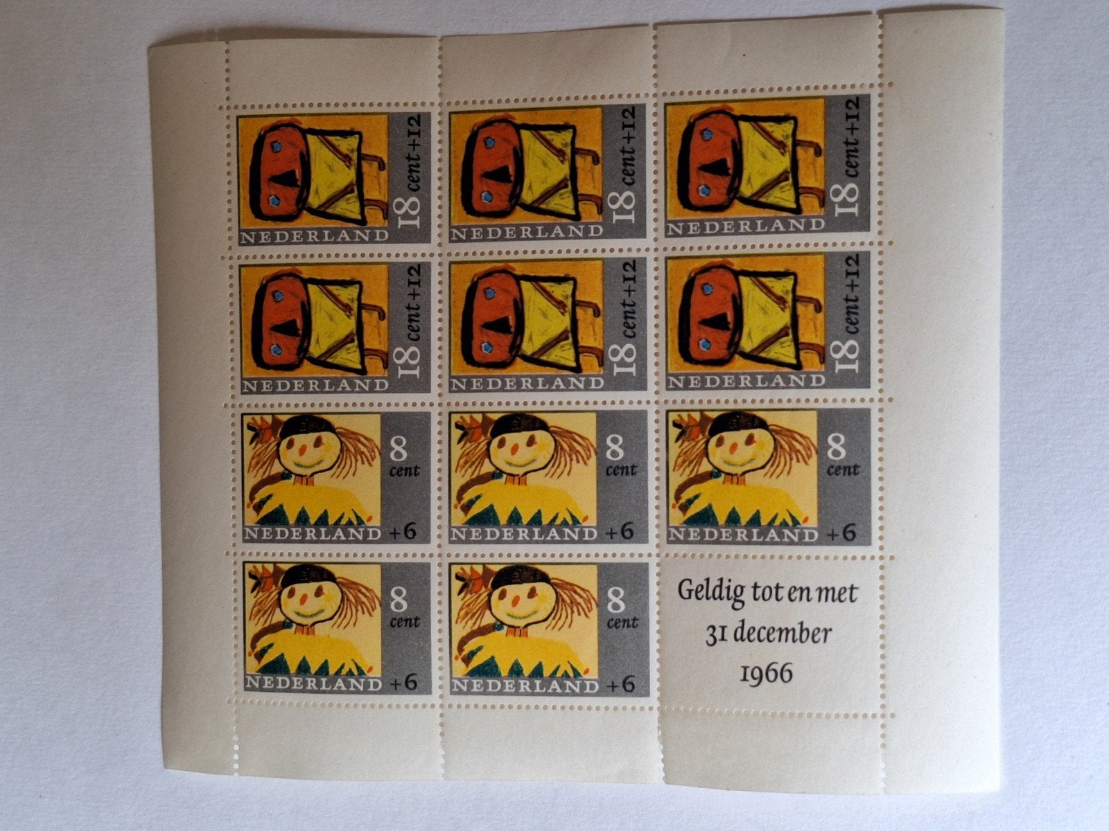 Kinderpostzegels1965, Ophalen of Verzenden
