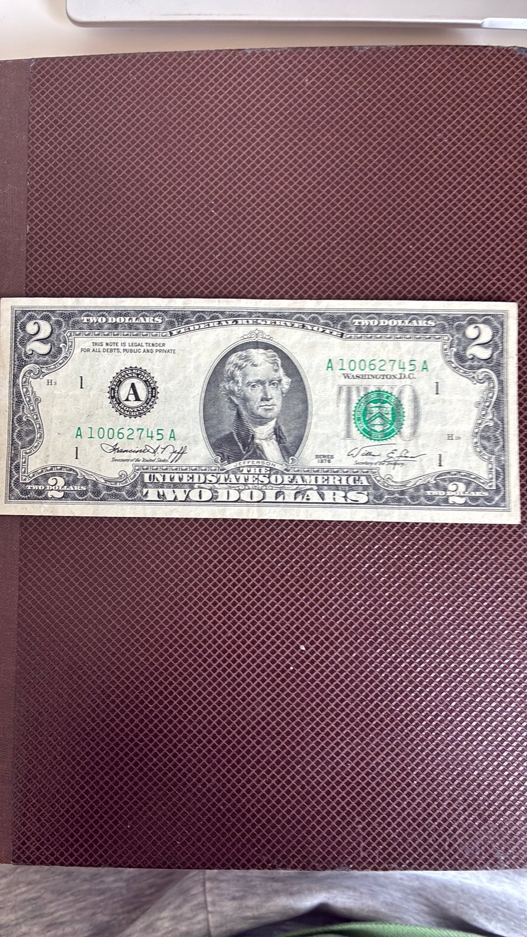 USA 2 dollar 1976, Ophalen of Verzenden, Noord-Amerika