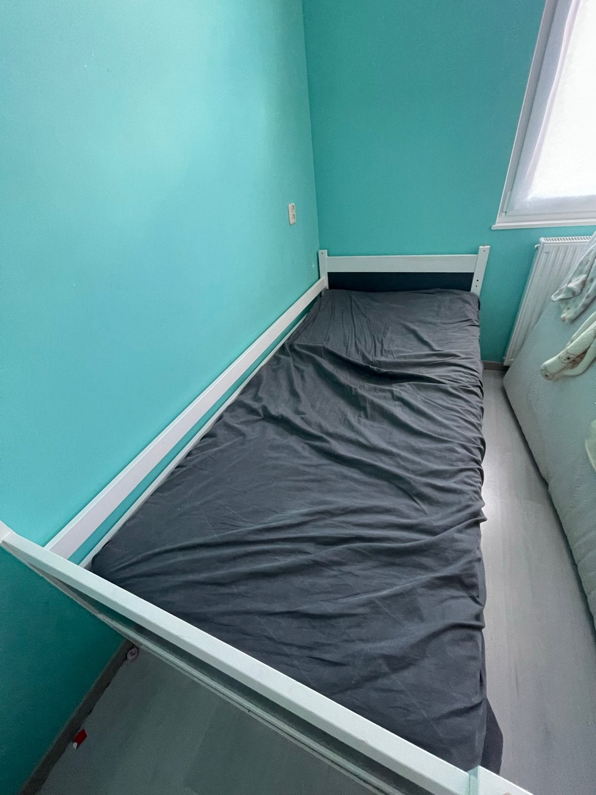 Bed, Ophalen, Gebruikt, 90 cm, Eenpersoons