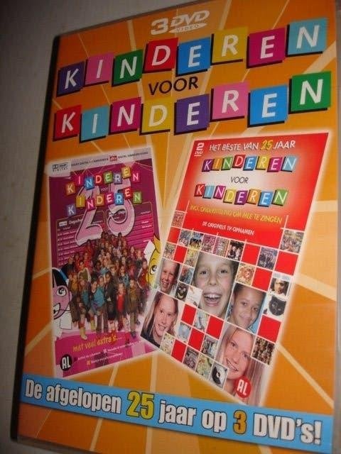 Kinderen voor Kinderen- Allergrootste Hits- 65 Tracks- 3-DVD, Alle leeftijden, Verzenden, Zo goed als nieuw