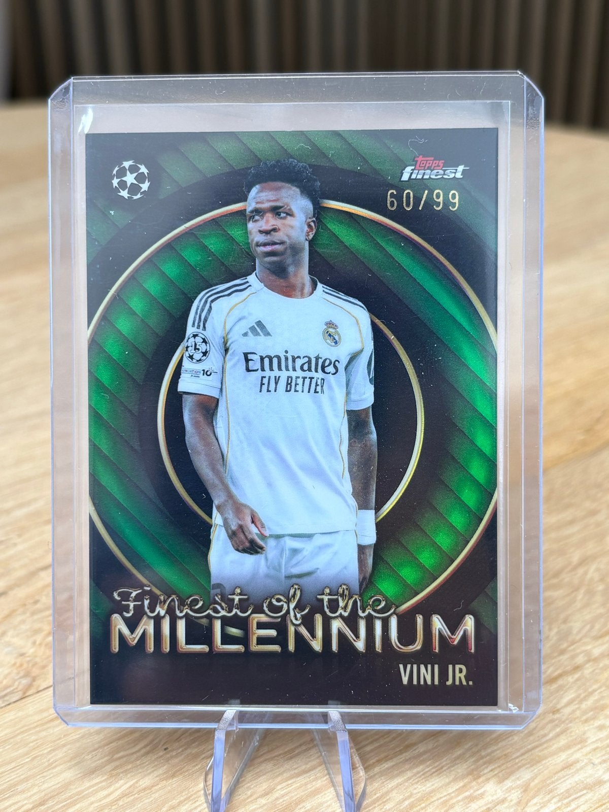 Topps Finest Vini Jr. Finest of the Millennium 60/99, Ophalen, Zo goed als nieuw, Buitenlandse clubs, Spelerskaart