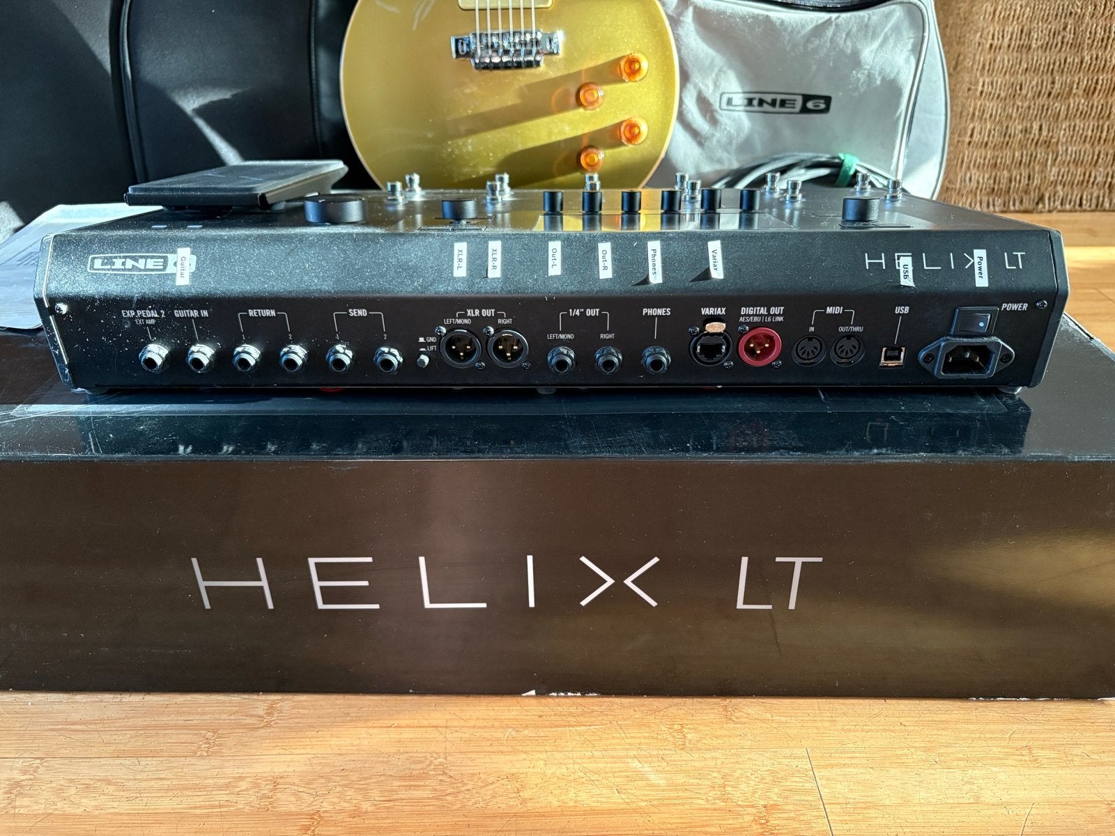Line6 Helix LT & James Tyler Variax gitaar set, Gebruikt, Met versterker, Solid body, Ophalen