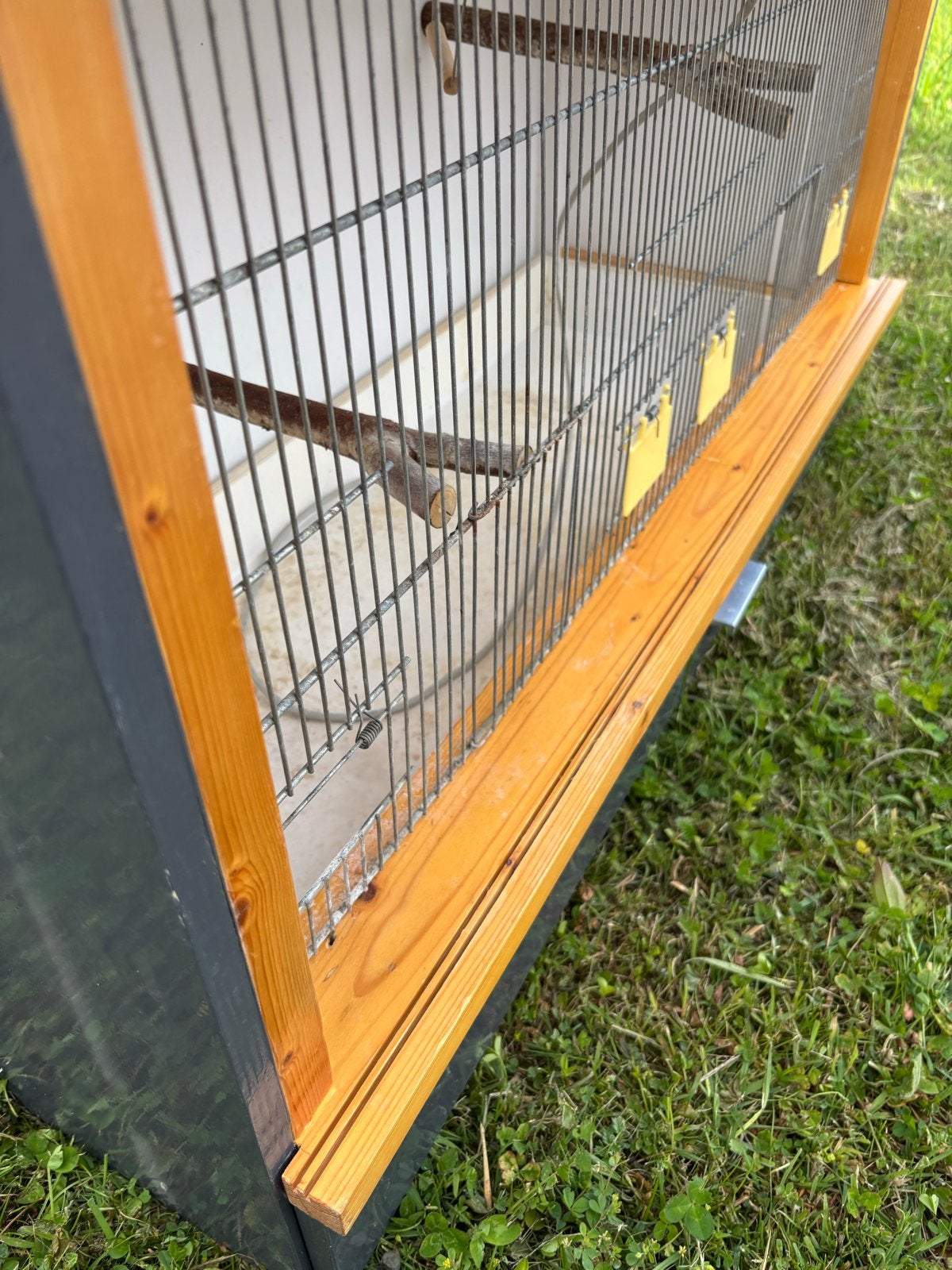Vogelhok/ vogelkooi, Dieren en Toebehoren, Vogels | Hokken en Kooien, Ophalen, Gebruikt, Hout, Broedkooi of Kweekkooi