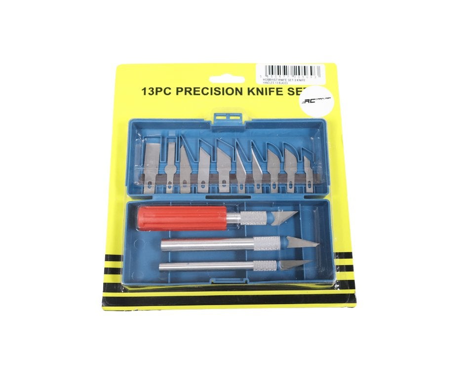 CML HOBBYIST KNIFE SET-3 KNIFE HANDLES 13 BLADES, Ophalen of Verzenden, Nieuw, Overige schalen, Onderdeel