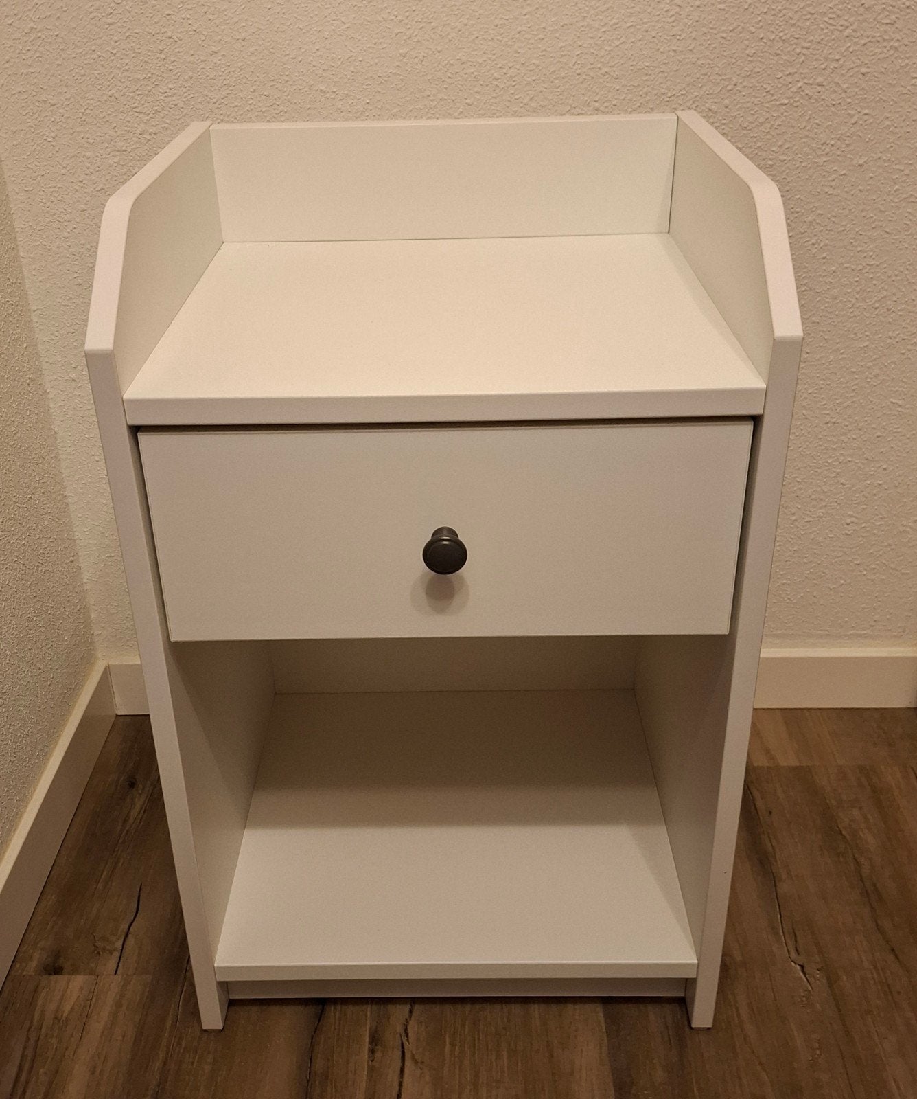 IKEA Hauga Nachtkastje Wit - Zo goed als nieuw, Ophalen, Minder dan 45 cm, 55 tot 70 cm, Zo goed als nieuw