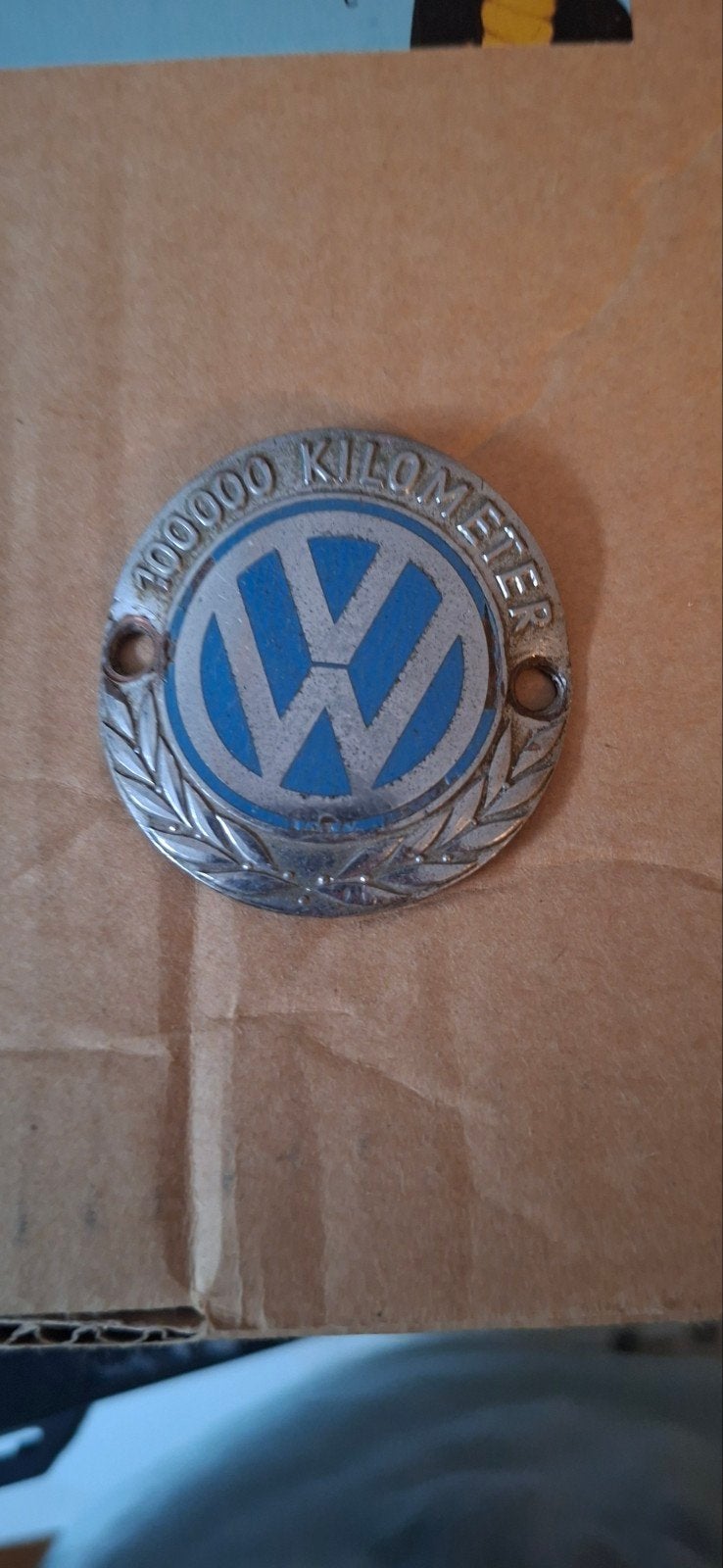 Volkswagen 100.000 KM Jubileum Plaquette, Verzamelen, Automerken, Motoren en Formule 1, Ophalen of Verzenden, Gebruikt, Auto's