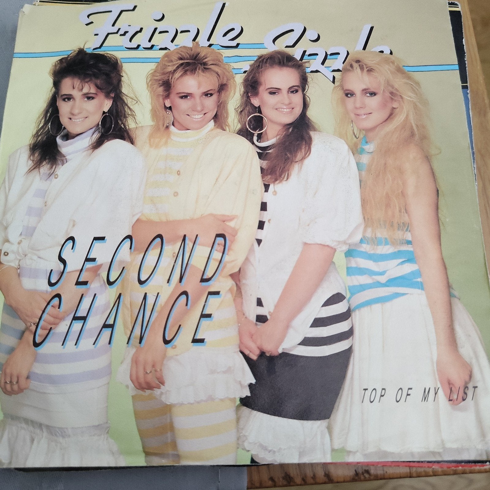 Frizzle Sizzle - Second Chance / Top of My List Single, Cd's en Dvd's, Vinyl Singles, Ophalen of Verzenden, Gebruikt, 7 inch