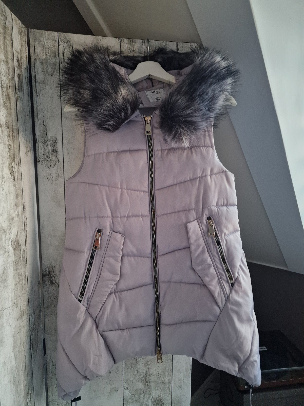 Lichtpaarse bodywarmer, Kleding | Dames, Bodywarmers, Yups, Paars, Ophalen of Verzenden, Zo goed als nieuw