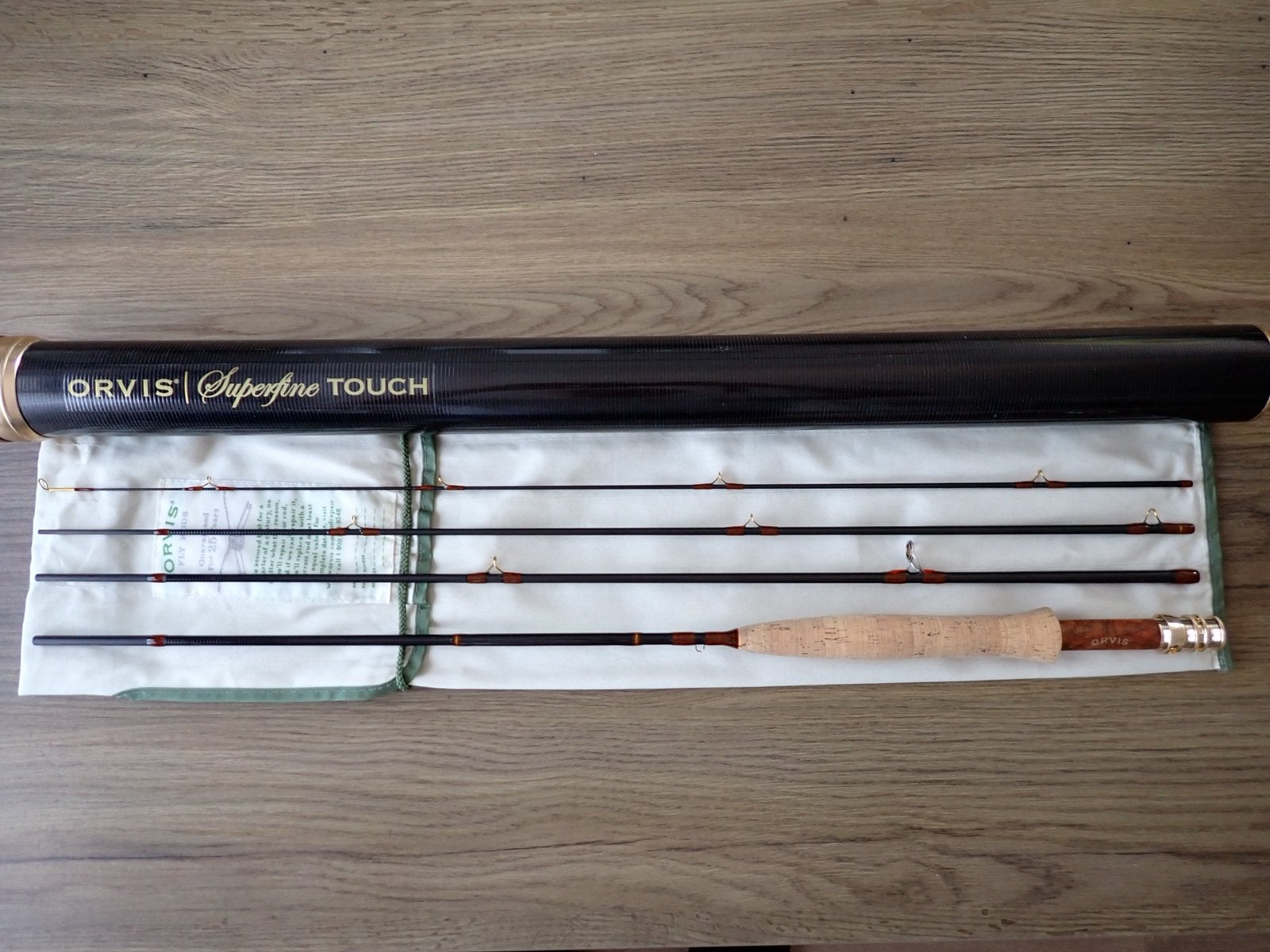 Orvis Superfine Touch 764-4pc Full Flex, Watersport en Boten, Ophalen of Verzenden, Zo goed als nieuw