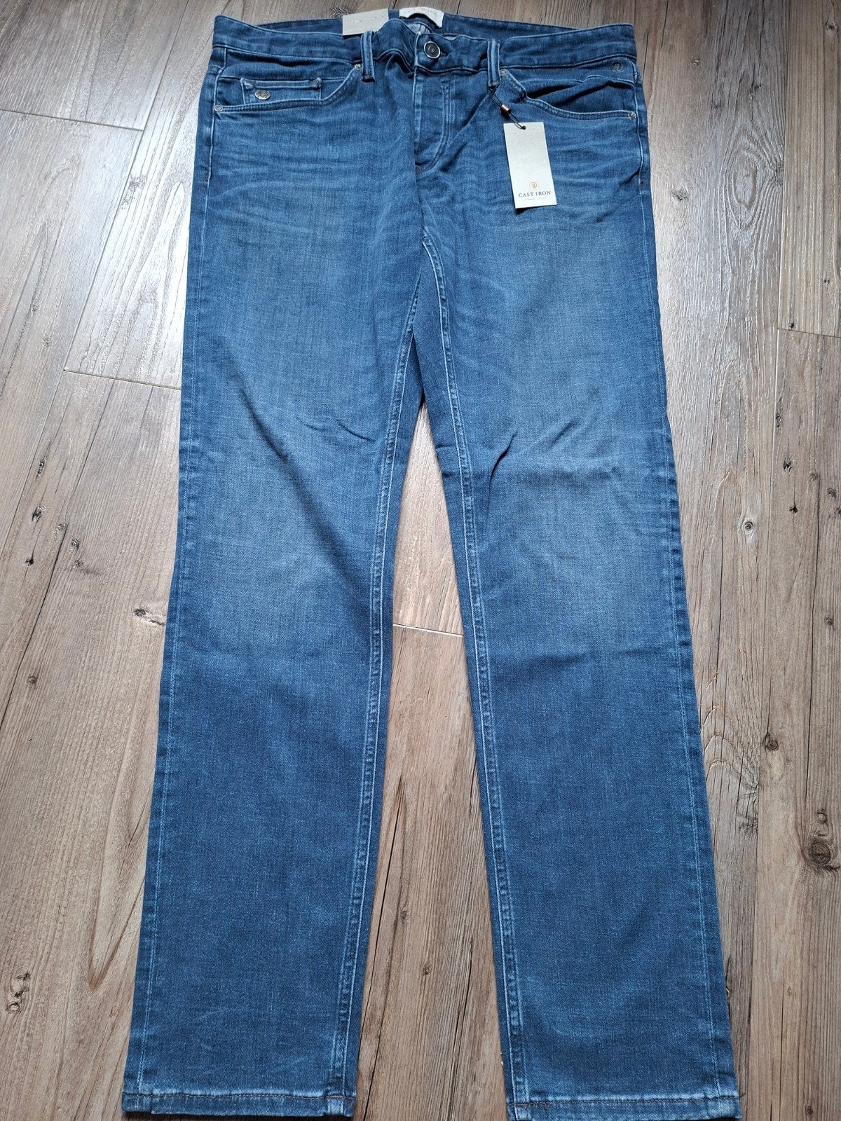CAST IRON Riser slimfit jeans W36 L32, W36 - W38 (confectie 52/54), Blauw, Nieuw, Ophalen of Verzenden