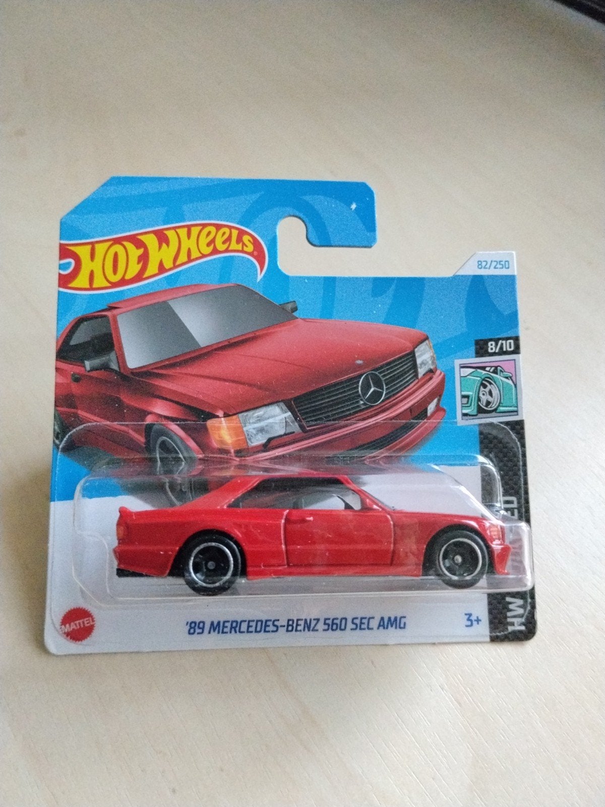 Hotwheels '89 Mercedes Benz 560 SEC AMG hot wheels, Ophalen of Verzenden, Nieuw, Auto