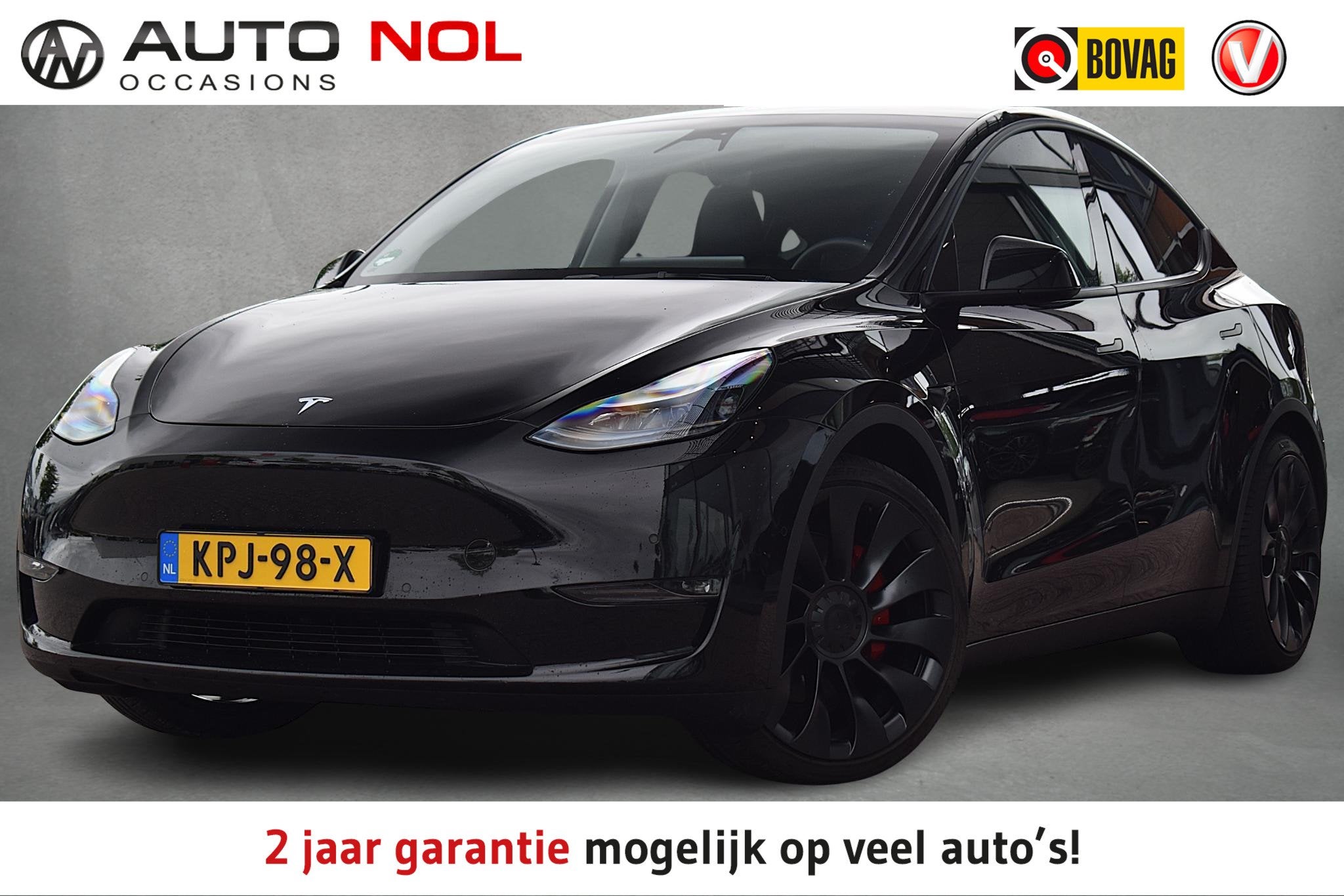Tesla Model Y Performance AWD 75 kWh | 534 PK | Full Self-Dr, Auto's, Tesla, Gebruikt, 495 min, 1972 kg, Zwart