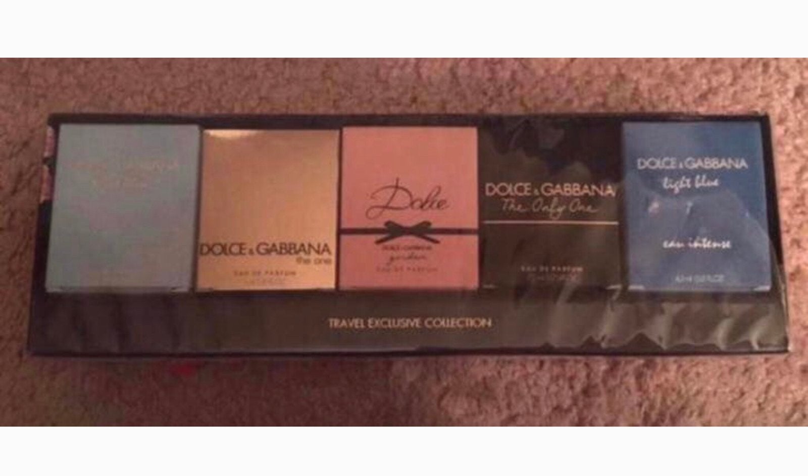 Dolce Gabbana 5 miniaturen travel exclusive collection, Verzenden, Nieuw