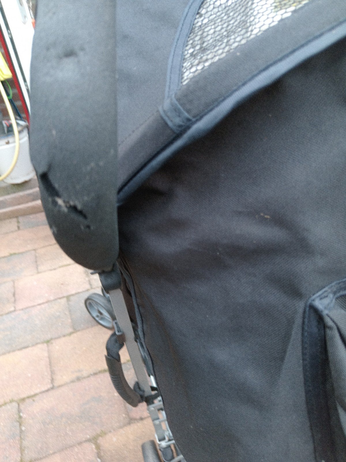 Buggy en loopwagentje,ff poetsen,buggy heeft wat schade ,,,z, Ophalen of Verzenden, Gebruikt