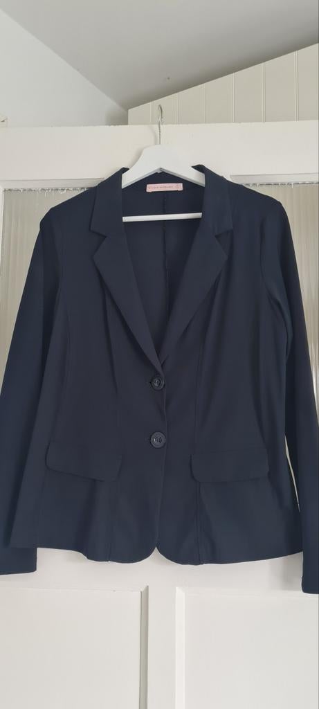 Blazer travel zwart Studio Anneloes L, Kleding | Dames, Jasjes, Kostuums en Pakken, Zo goed als nieuw, Zwart, Ophalen of Verzenden