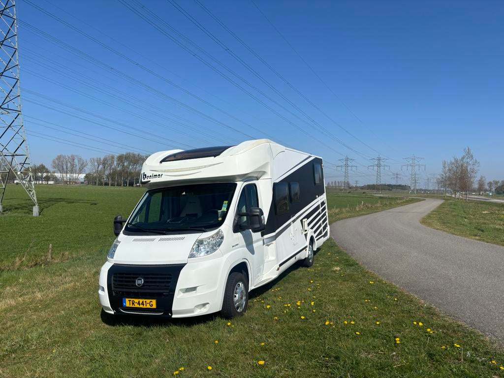 Zeer nette camper te koop, Caravans en Kamperen, Campers, Fiat, 7 tot 8 meter, Particulier, Half-integraal