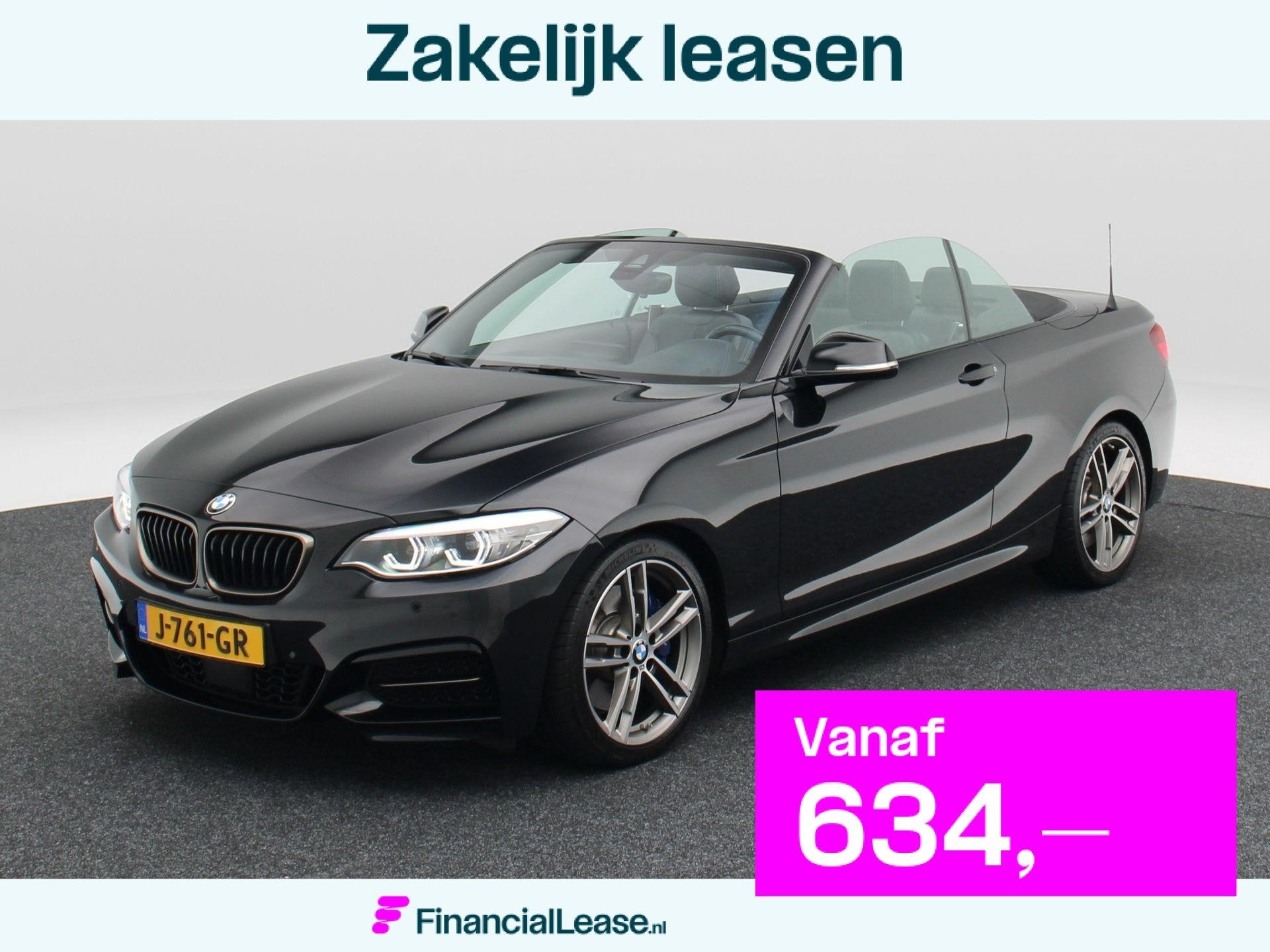 BMW 2-serie Cabrio M240i 340 Pk xDrive High Executive | Stoe, Gebruikt, Cabriolet, 4 stoelen, Leder