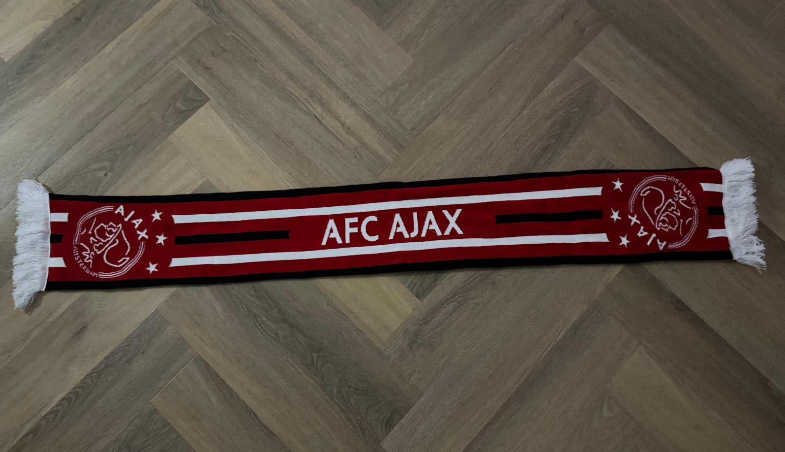 Sjaal AFC Ajax, Verzamelen, Sportartikelen en Voetbal, Ophalen of Verzenden, Nieuw, Ajax, Vaantje of Sjaal