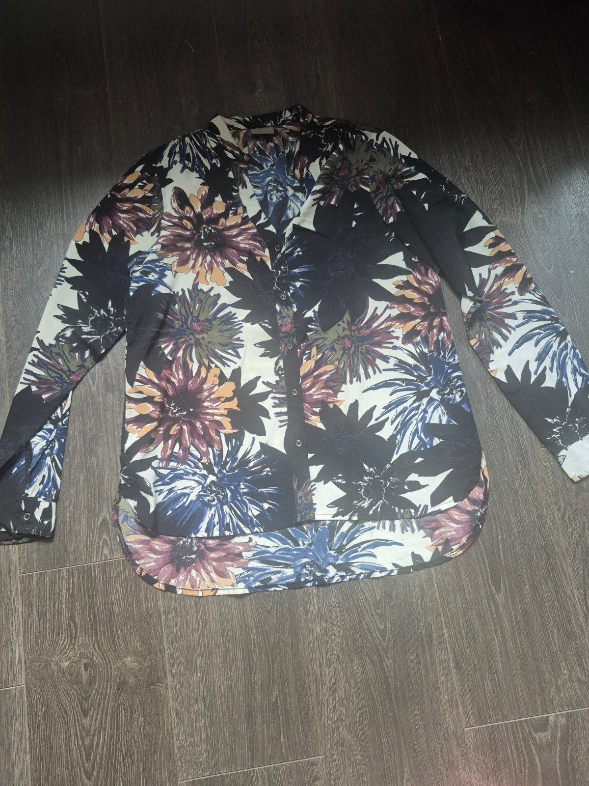 Bloemenprint blouse - Maat M, Kleding | Dames, Maat 38/40 (M), Meerkleurig, Ophalen of Verzenden, Onbekend