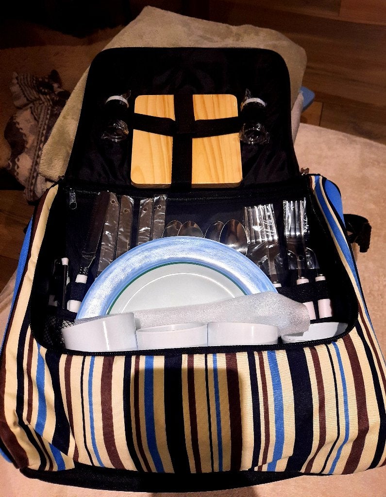 4 persoons picknickset in draagtas, Ophalen, Nieuw