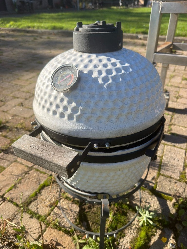 Patton Kamado Keramische Houtskoolbarbecue mini, Ophalen, Gebruikt, Patton