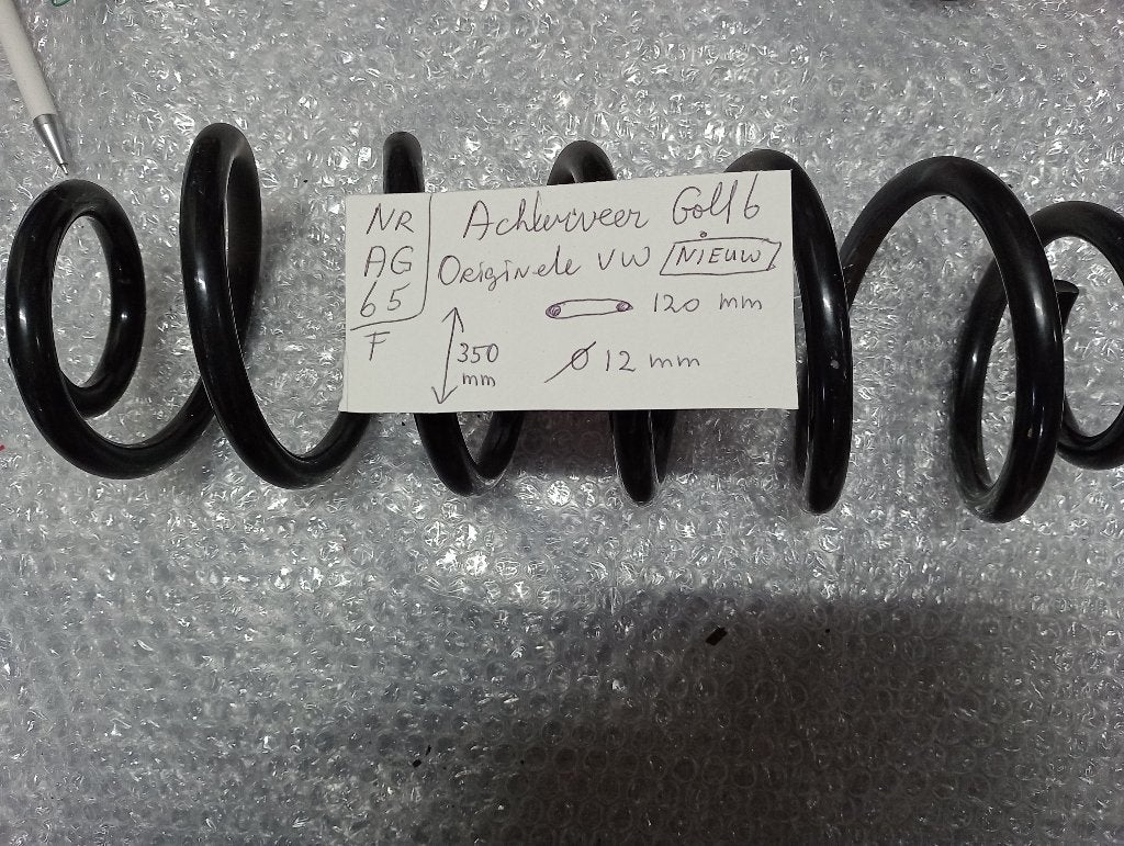Achterveer Golf 6 - Origineel VW (Nieuw), Auto-onderdelen, Ophalen of Verzenden, Gebruikt, Audi
