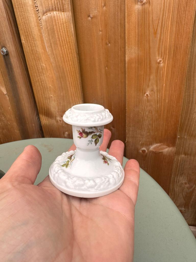 Rosenthal kandelaar roosjes porselein, Antiek en Kunst, Ophalen of Verzenden