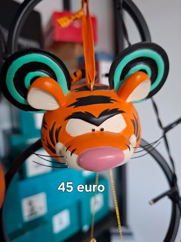 Disney kerst ornament ear hat teigertje tigger winnie pooh, Verzamelen, Disney, Ophalen, Winnie de Poeh of vrienden, Beeldje of Figuurtje