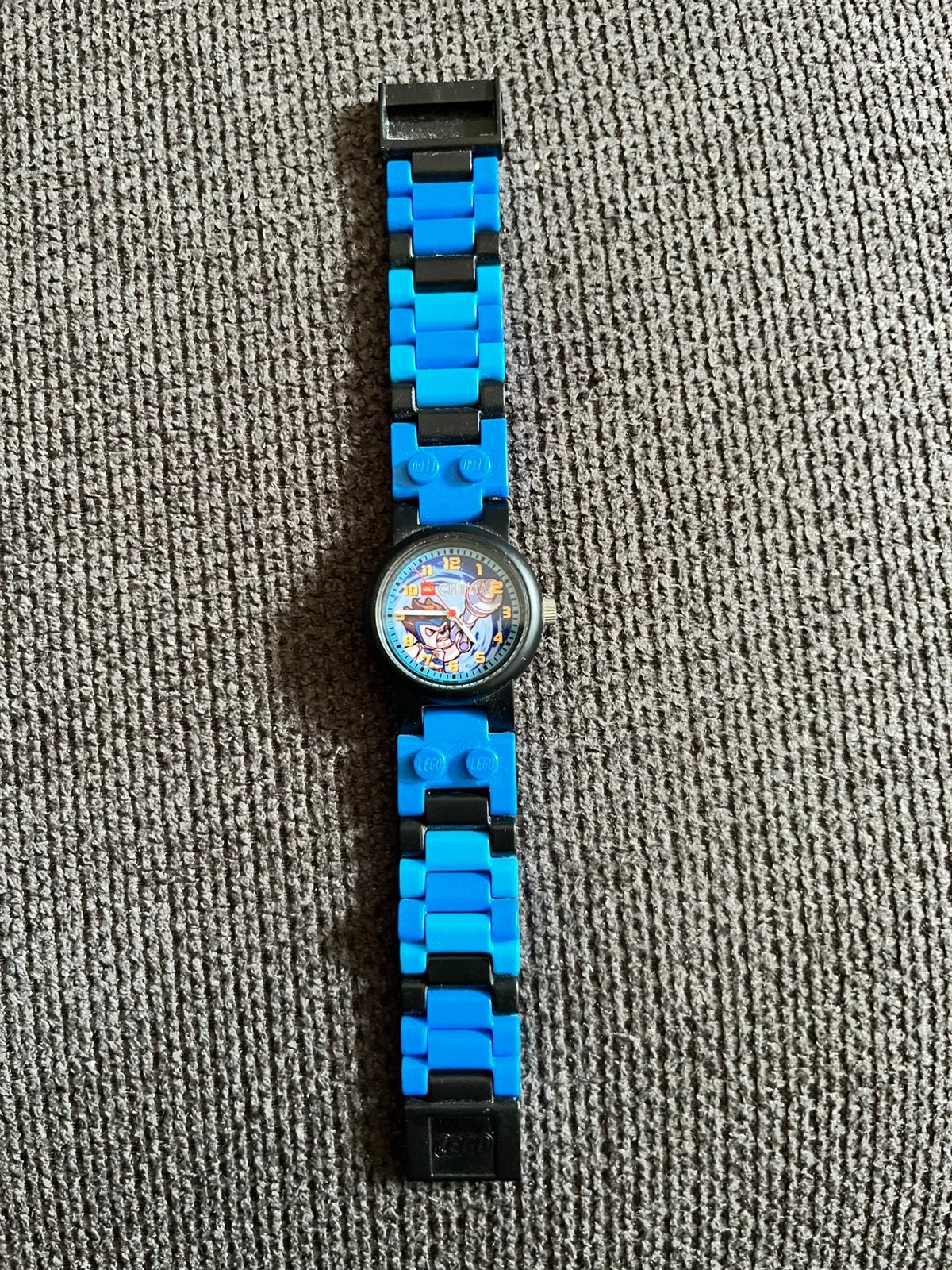 Lego Chima horloge - werkend, Ophalen of Verzenden, Zo goed als nieuw, Blauw, Jongen of Meisje