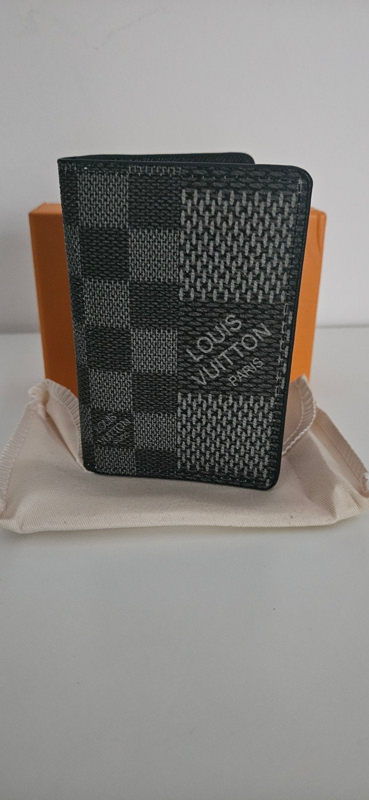 Louis Vuitton pocket organizer portemonnee, Ophalen of Verzenden, Nieuw, Zwart