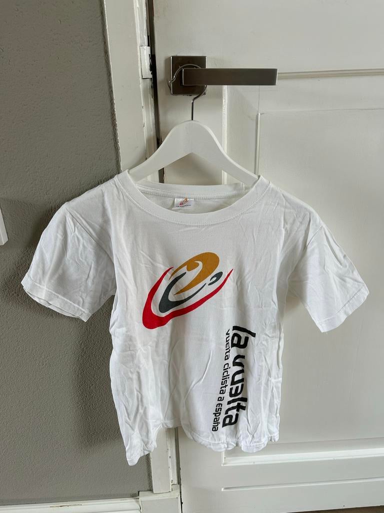 La Vuelta wit shirt - Maat S/M, Ophalen of Verzenden, Zo goed als nieuw, Maat 46 (S) of kleiner, Wit