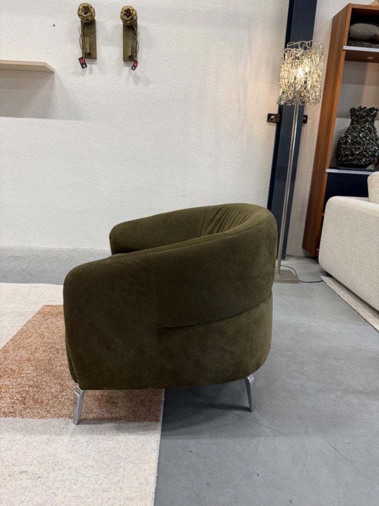 Nieuw Gelderland 10040 Bend Fauteuil groen leer Design Stoel, Nieuw, Ophalen of Verzenden, Gelderland, Industrieweg 15