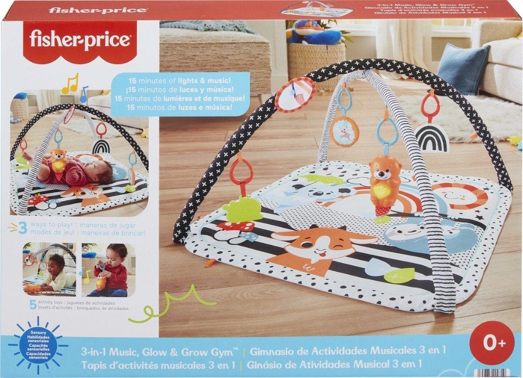 Fisher-price baby muziek gym 3 in 1, Speelset, Nieuw, Ophalen of Verzenden, Fisher-Price