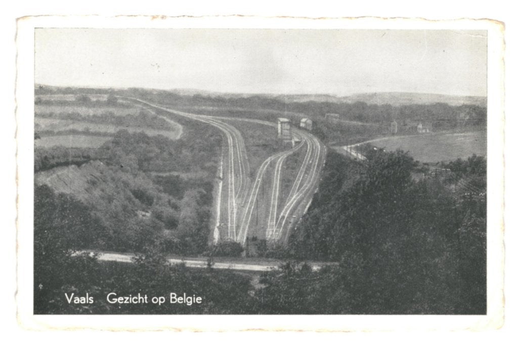 984317	Vaals	Gez op België	1951	Gelopen met Postzegel, Ophalen of Verzenden, 1940 tot 1960, Gelopen, Limburg