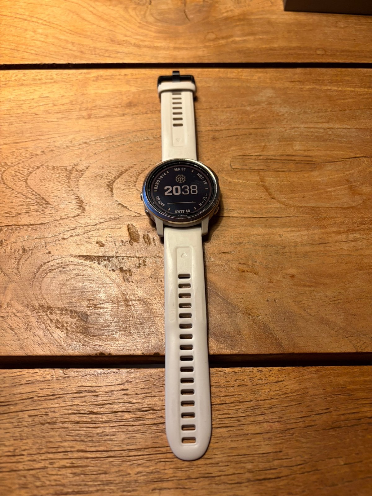 Garmin Fenix 6S Pro Solar -42mm (dames model), Sieraden, Tassen en Uiterlijk, Ophalen, Stappen, Zwart, Zo goed als nieuw