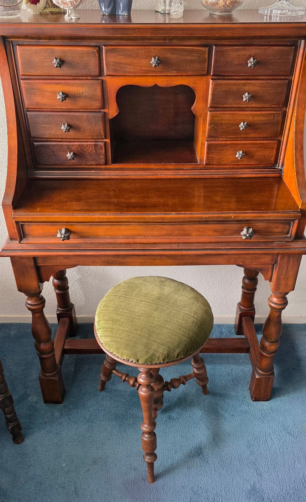 secretaire bureau antiek, Ophalen, Gebruikt, 100 tot 150 cm, Overige typen