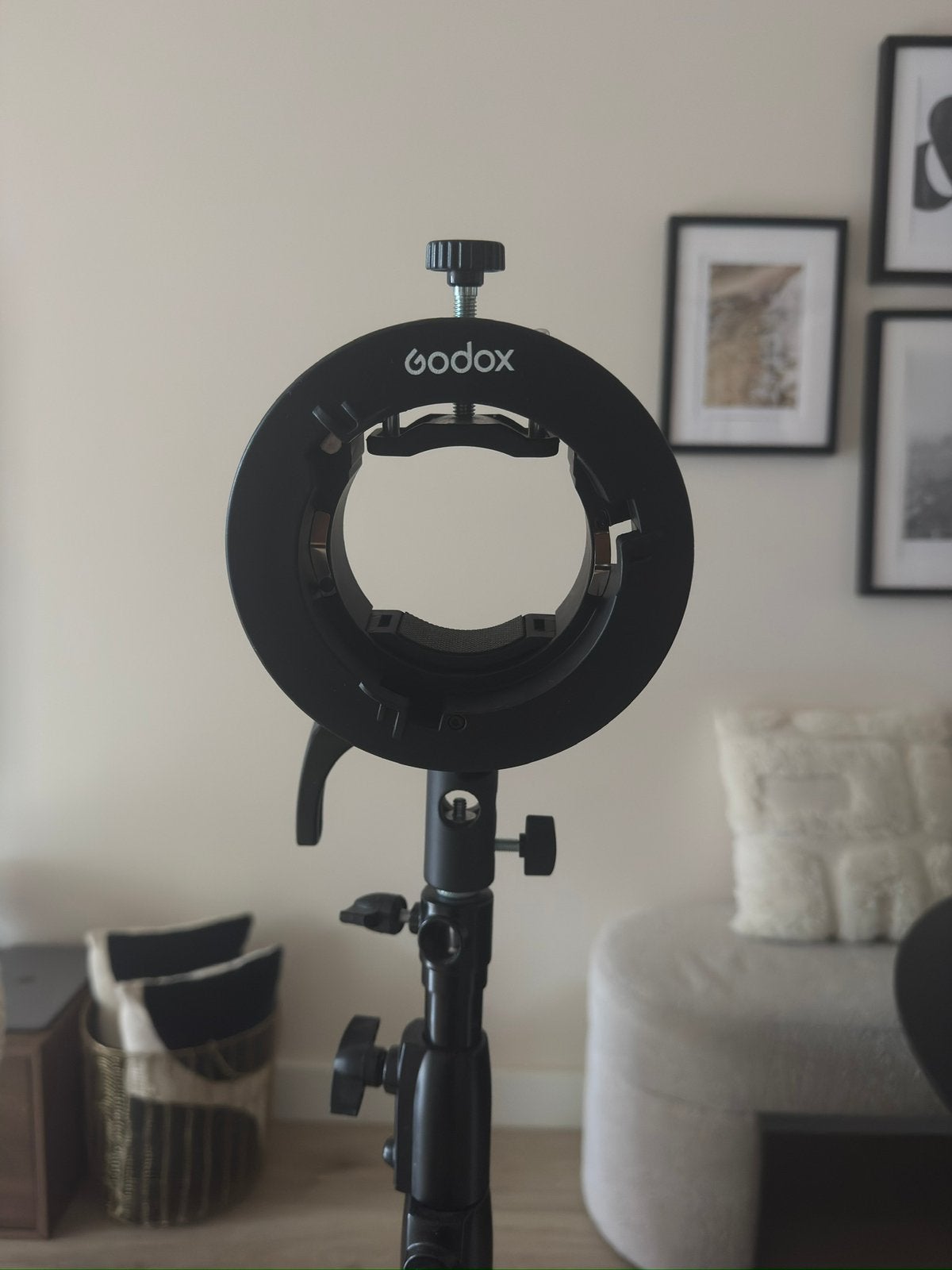 Bresser statief incl godox mount, Statief, Bresser, Ophalen of Verzenden, Zo goed als nieuw
