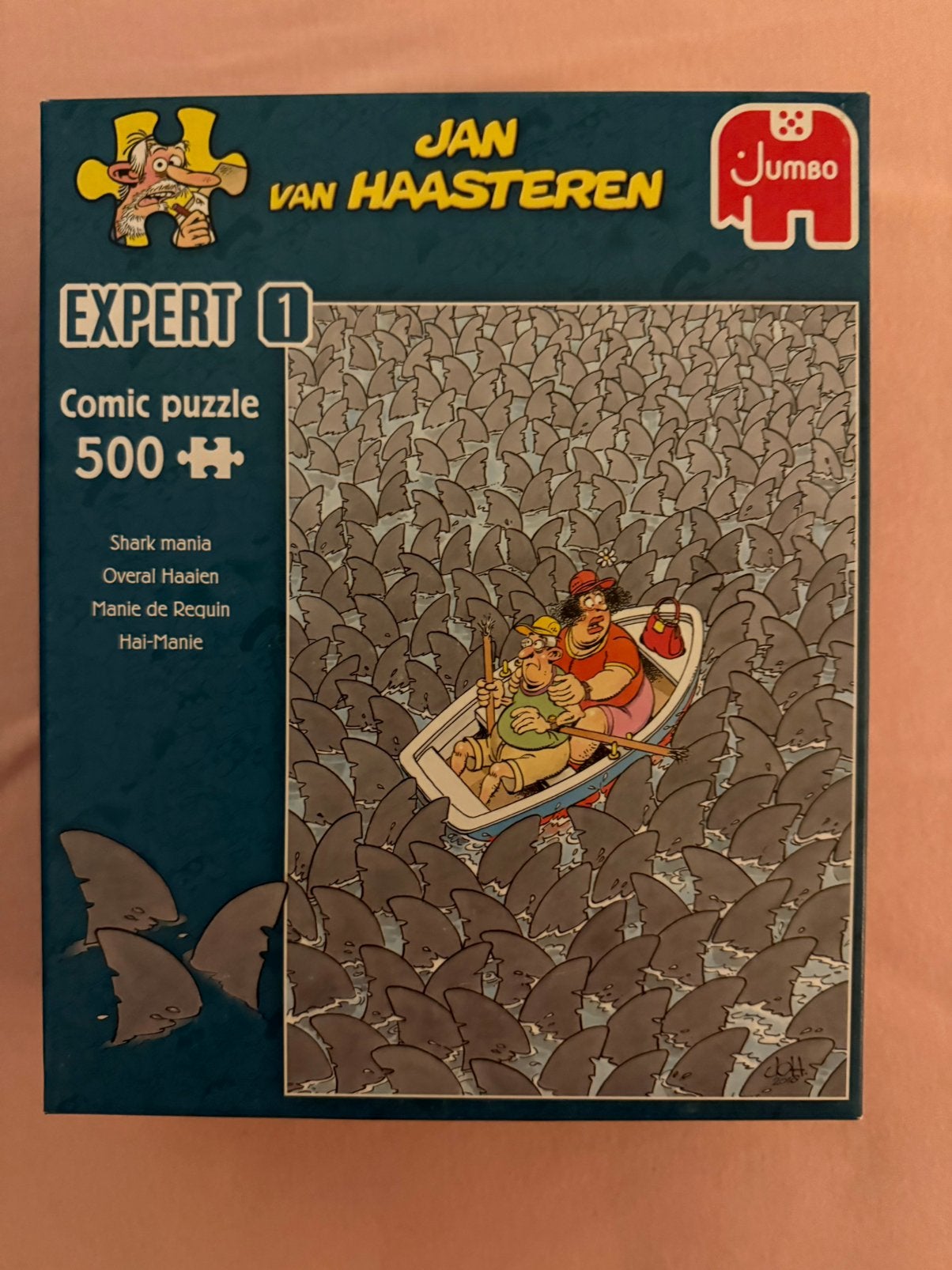 Expert puzzel van Jan van Haasteren, 500 stukjes, Hobby en Vrije tijd, Ophalen, 500 t/m 1500 stukjes, Zo goed als nieuw