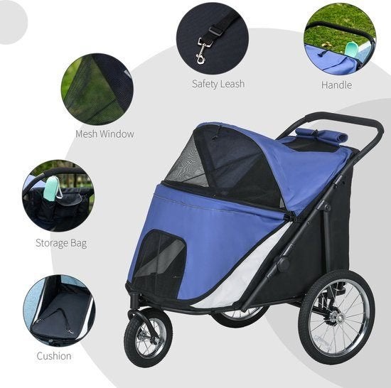 Hondenbuggy – Hondenwagen – Huisdierenwagen, Corvance B.V., Verzenden, Nieuw, Corvancebol@gmail.com